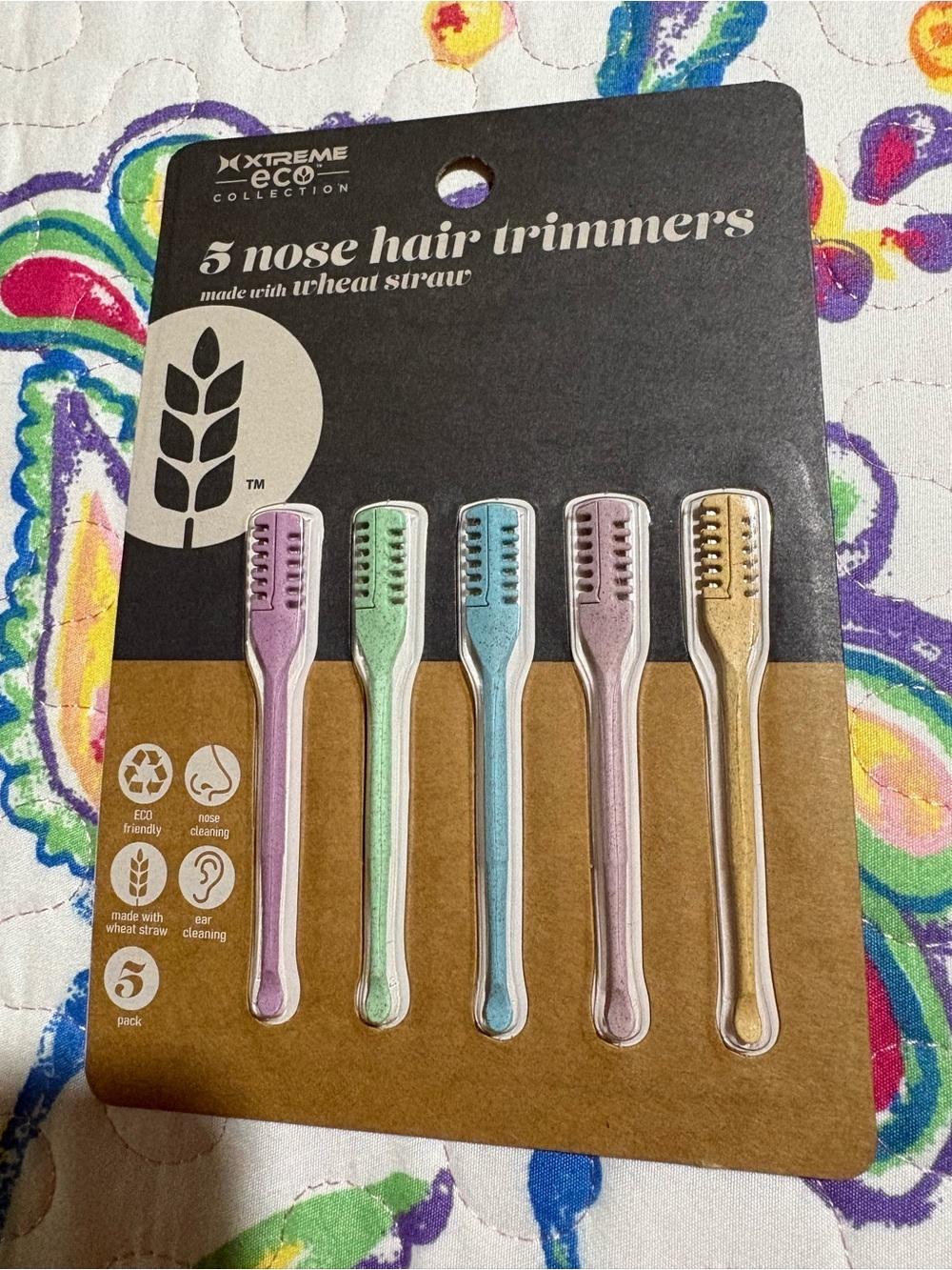 Xtreme Eco 5-Pack Nose Hair Trimmers - Pastel Multi-Color